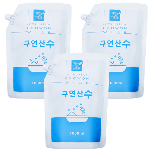 저푸른초원위에 구연산수, 1000ml, 3개