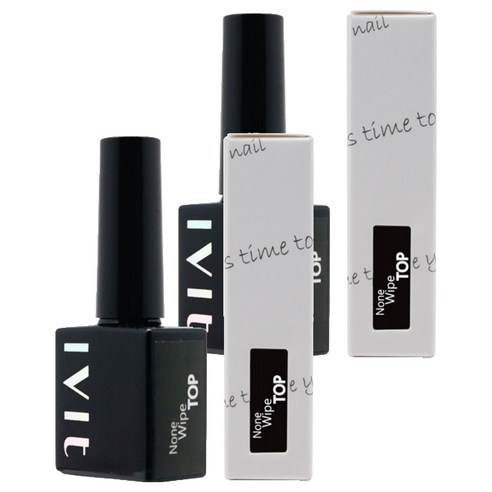 아이빛 베러톤 논와이프 네일 탑 젤 10ml, 2개