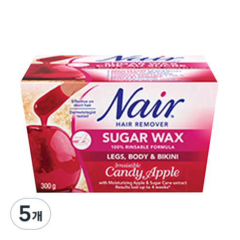 네어 애플 슈가 제모왁스 BODY, 300g, 5개