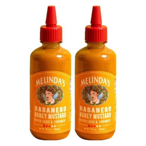 멜린다 멜린다 하바네로 허니머스타드 소스, 2개, 335ml