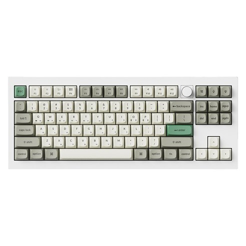 키크론 V1 MAX 유무선 키보드, 쉘화이트, V1M-P6, 저소음 적축