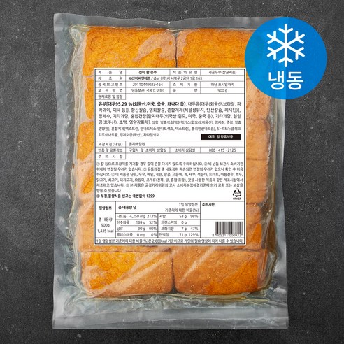 신미 왕 유부 60입 (냉동), 900g, 1개