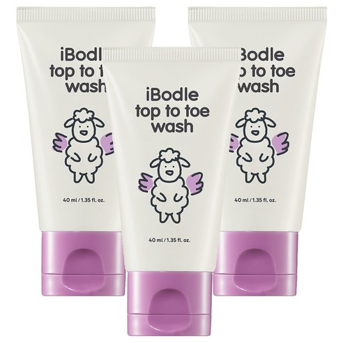 아이보들 탑투토 워시, 3개, 40ml