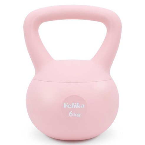 벨리카 홈짐 스포츠 소프트 말랑 케틀벨 SKB-01, 핑크, 6kg, 1개