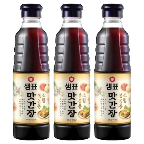 샘표 조림볶음용 맛간장, 500ml, 3개