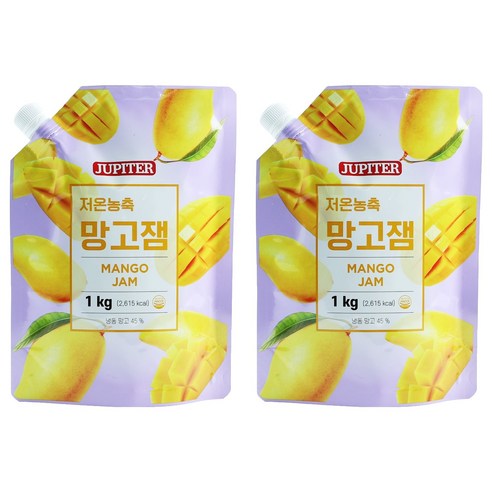 쥬피터 망고 리플잼, 1kg, 2개
