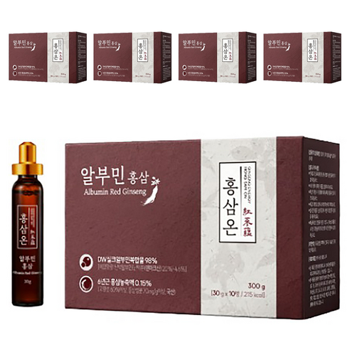 동화약품 알부민 홍삼 10p, 300g, 5개