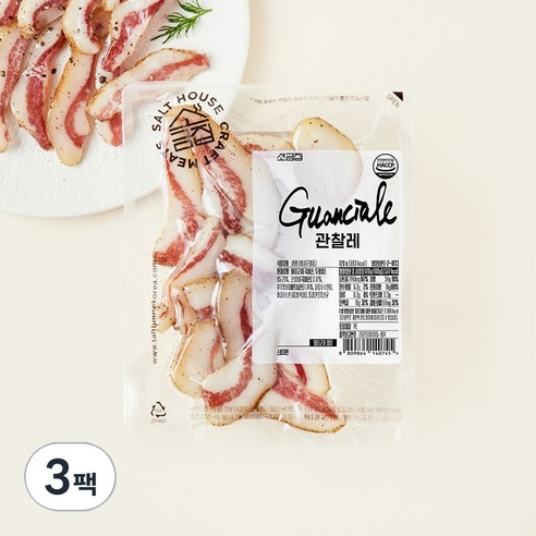 소금집 관찰레, 120g, 3팩