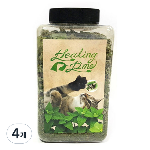 힐링타임 띵가띵가 드라이캣닢, 캣닢, 80g, 4개