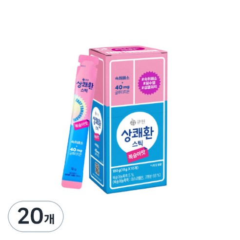 큐원 상쾌환 스틱 복숭아맛 3p, 54g, 1개