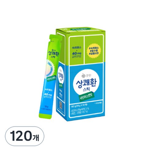 상쾌환 샤인머스캣맛 숙취해소스틱, 18g, 120개