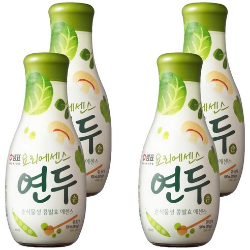 샘표 요리에센스 연두 순, 500ml, 4개