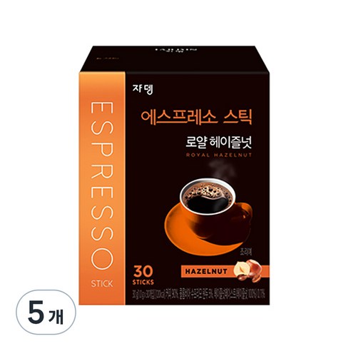에스프레소스틱 로얄 헤이즐넛, 1g, 30개입, 5개
