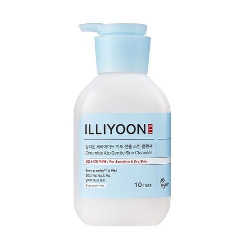 세안 후 당김 없이 촉촉한 피부, 일리윤 약산성 클렌저로 경험하세요!