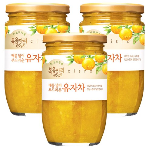 복음자리 배를 넣어 부드러운 유자차, 480g, 1개입, 3개
