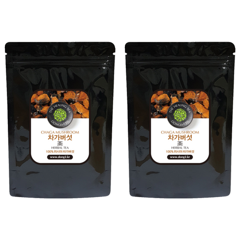 동이약초 러시아산 차가버섯, 150g, 2개