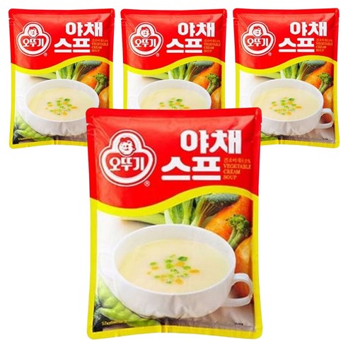 오뚜기 야채스프, 1kg, 4개