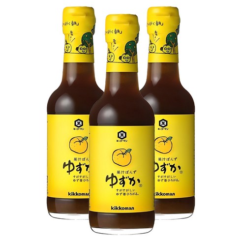 바른씨 기꼬만 폰즈 유즈카 250ml, 3개