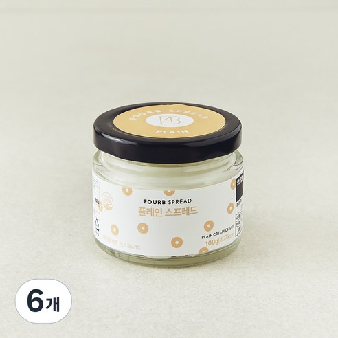 포비아워스 플레인 스프레드, 6개, 100g