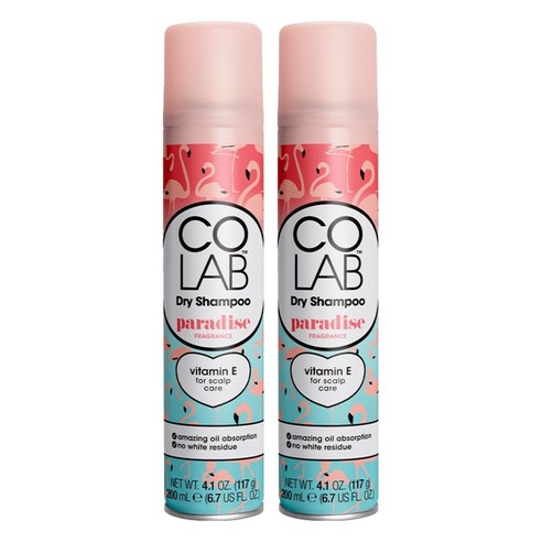 코랩 퍼퓸 드라이샴푸 파라다이스향, 200ml, 2개