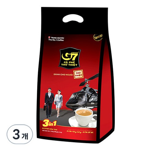 G7 커피믹스 3 in 1, 16g, 100개입, 3개