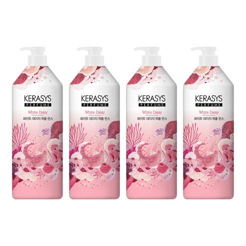 케라시스 화이트 데이지 퍼퓸 린스, 4개, 1L