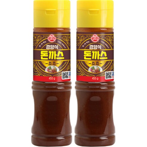오뚜기 경양식 돈까스소스, 455g, 2개