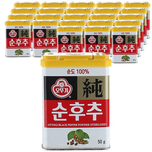 오뚜기 순후추, 50g, 24개