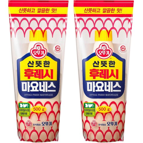 오뚜기 후레시 마요네즈, 500g, 2개