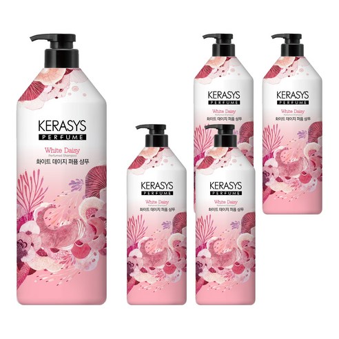 케라시스 화이트 데이지 퍼퓸 샴푸, 5개, 1L