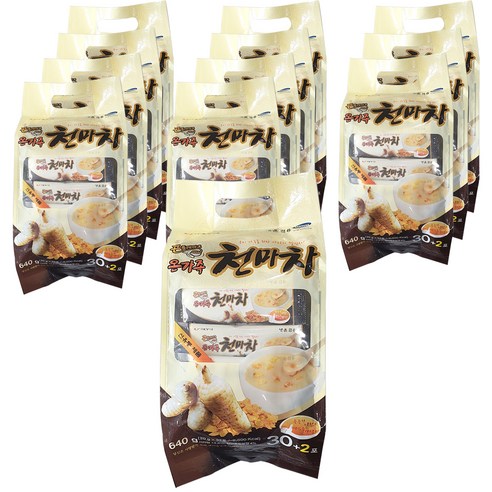 KY식품 온가족 천마차 20g x 32p, 640g, 12개, 32개입