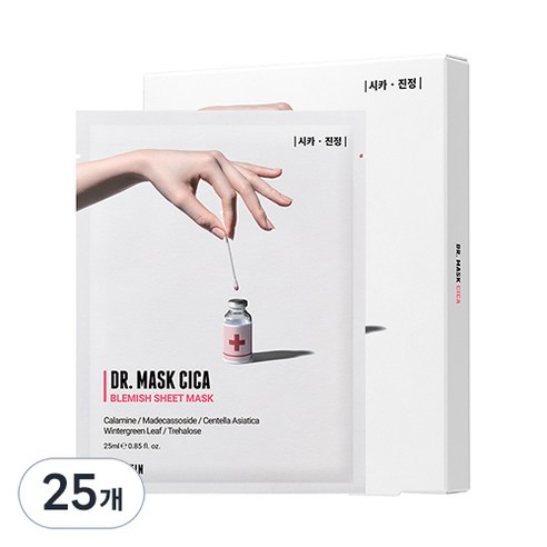 로벡틴 시카 진정 마스크팩, 1개입, 25개