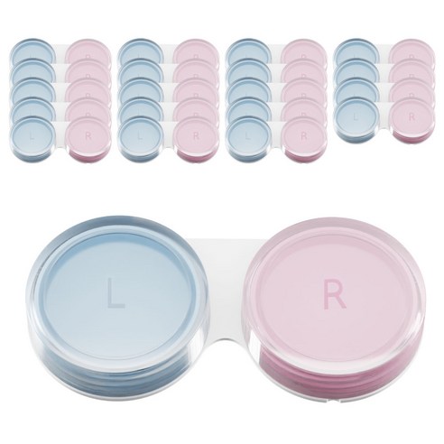 매일 착용하는 소프트렌즈, 세균 걱정 없이 안심하고 보관하는 방법 (20개입 꿀팁!) 렌즈케이스