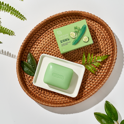 세안 후 당김 없이 촉촉하게, 자연미인 오이 비누로 피부 고민 해결!