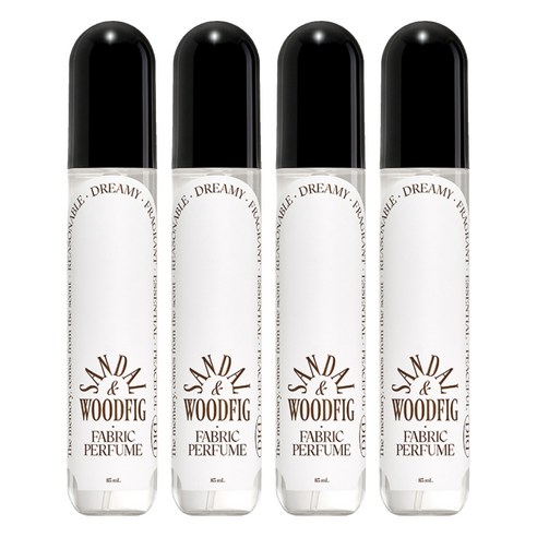 오디드 패브릭 퍼퓸 섬유탈취제 샌달우드피그, 4개, 85ml