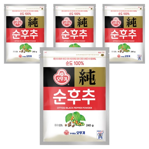 오뚜기 순후추, 240g, 4개