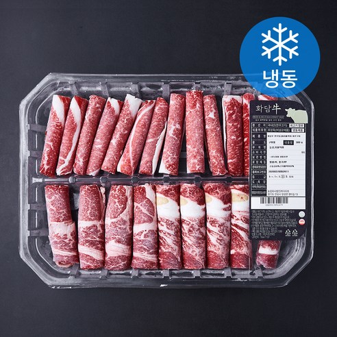 화담우 한우 2등급 등심 & 차돌 바로구이 (냉동), 1개, 300g