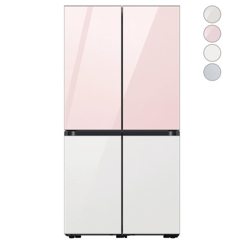 삼성 김치냉장고  [색상선택형] 삼성전자 비스포크 4도어 키친핏 냉장고 615L 방문설치, RF60B91C3AP