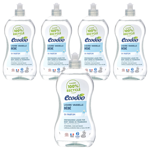 에코두 프랑스 젖병세제 무향, 500ml, 5개