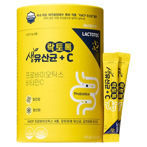 경남제약 락토톡 생유산균 비타민C 60p, 120g, 1개