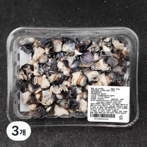 바다자리 논우렁살 (냉장), 200g, 3개