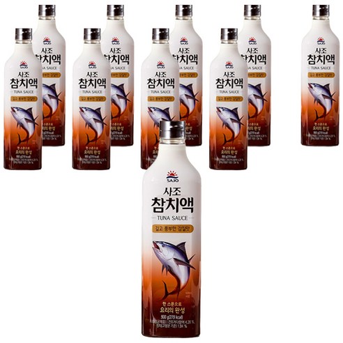 사조 참치액, 900ml, 10개
