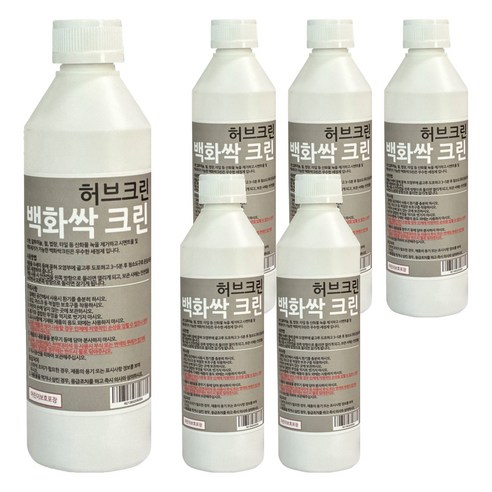 허브크린 백화싹 크린, 6개, 500ml