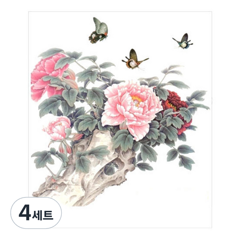 파티복닷컴 대형 타투스티커 MQA26, 혼합 색상, 4세트