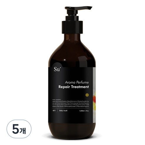 수오가닉 퍼퓸 트리트먼트 베이비머스크 1050ml, 5개