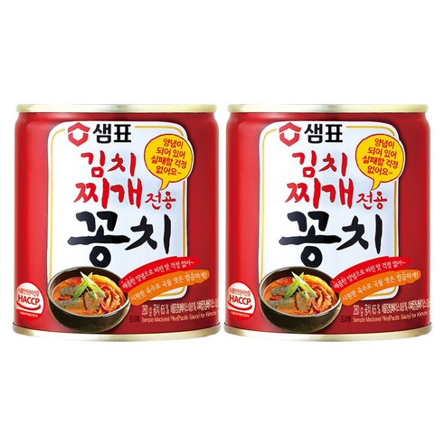 샘표 김치찌개용 꽁치, 280g, 2개