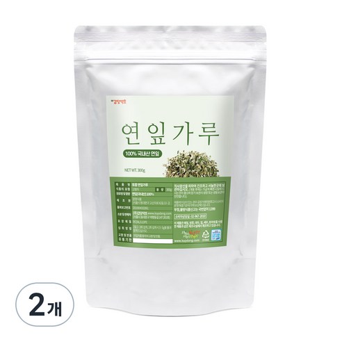 갑당약초 연잎 분말, 2개, 300g