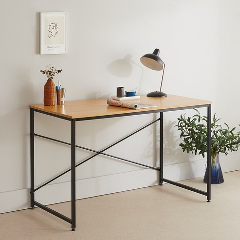 블루밍홈 베이직 컴퓨터책상 1200, 옐로우비치