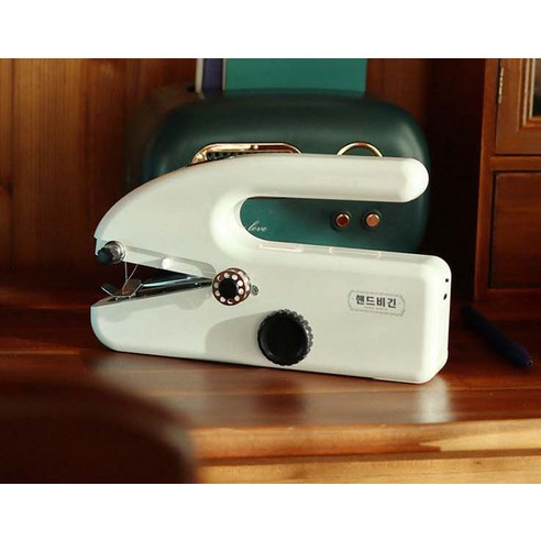 핸드비긴 꼬미꼬미 핸드미싱기, HB-01, 화이트