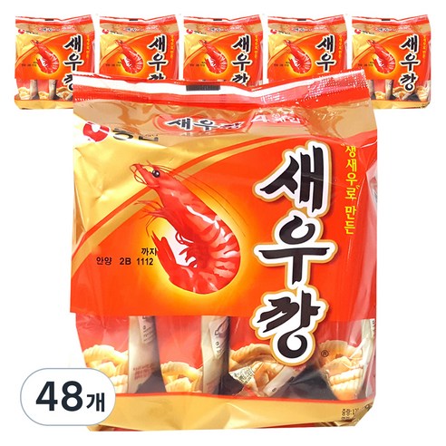 농심 새우깡 미니팩, 120g, 12개